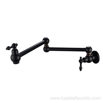 Brass Wall Mounted Pot Filler Folding Faucet